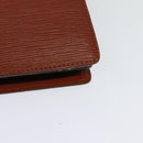 LOUIS VUITTON Epi Capuchin Shoulder Bag Brown M52343 LV Auth BA3920-9