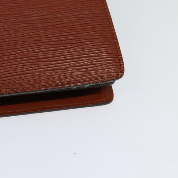 LOUIS VUITTON Epi Capuchin Shoulder Bag Brown M52343 LV Auth BA3920