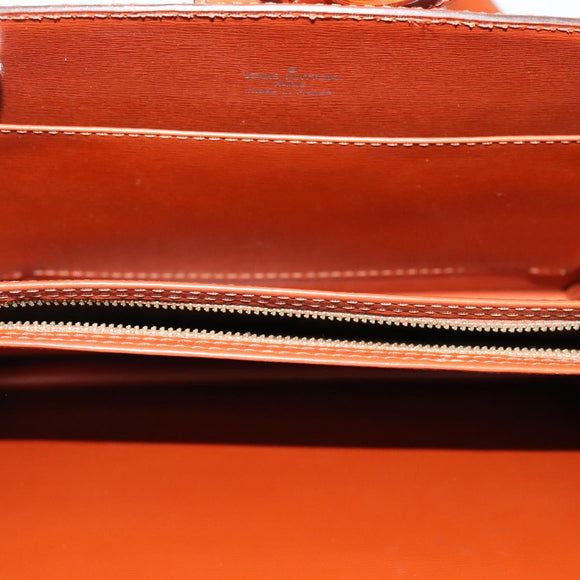 LOUIS VUITTON Epi Capuchin Shoulder Bag Brown M52343 LV Auth BA3920