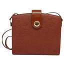 LOUIS VUITTON Epi Capuchin Shoulder Bag Brown M52343 LV Auth BA3920-13