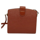 LOUIS VUITTON Epi Capuchin Shoulder Bag Brown M52343 LV Auth BA3920-2