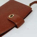 LOUIS VUITTON Epi Capuchin Shoulder Bag Brown M52343 LV Auth BA3920-6