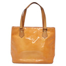LOUIS VUITTON Monogram Vernis Houston Bag Marshmallow Pink M91302 LV Auth BA3921-13