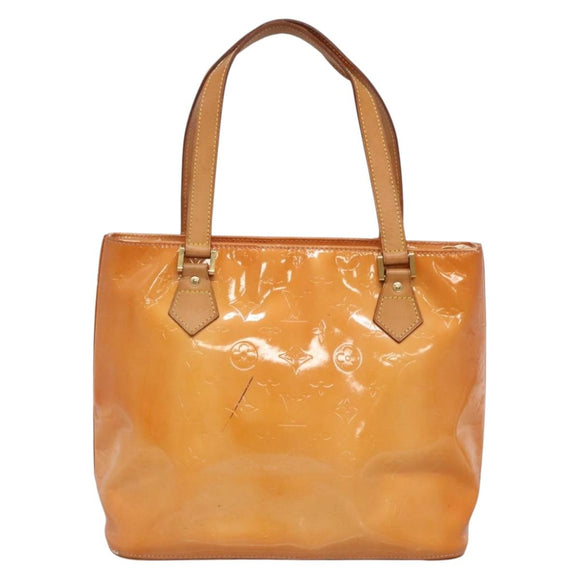 LOUIS VUITTON Monogram Vernis Houston Bag Marshmallow Pink M91302 LV Auth BA3921