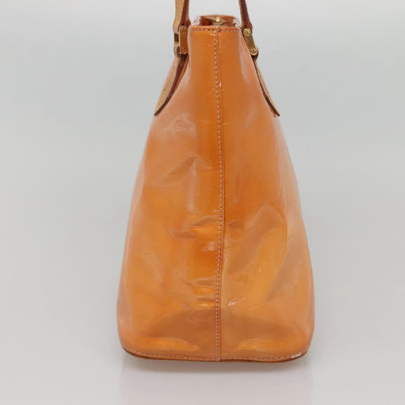 LOUIS VUITTON Monogram Vernis Houston Bag Marshmallow Pink M91302 LV Auth BA3921