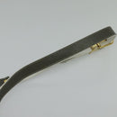 Christian Dior Honeycomb Canvas Chain Shoulder Bag PVC White Gold Auth BA3929-8