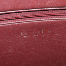 Christian Dior Shoulder Bag Leather Bordeaux Gold Auth BA3931-19