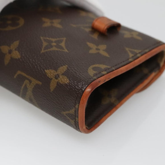 LOUIS VUITTON Monogram Pochette Florentine Waist Bag M51855 LV Auth BA3938