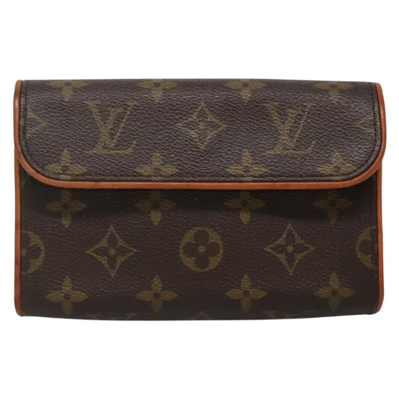 LOUIS VUITTON Monogram Pochette Florentine Waist Bag M51855 LV Auth BA3938