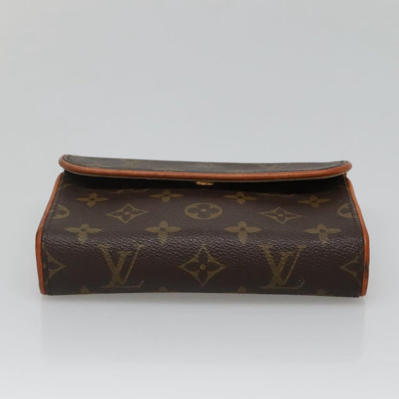 LOUIS VUITTON Monogram Pochette Florentine Waist Bag M51855 LV Auth BA3938