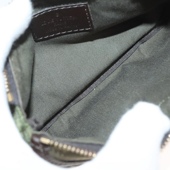 LOUIS VUITTON Monogram Mini Ansophie Pouch TST Khaki M92698 LV Auth BA3941V