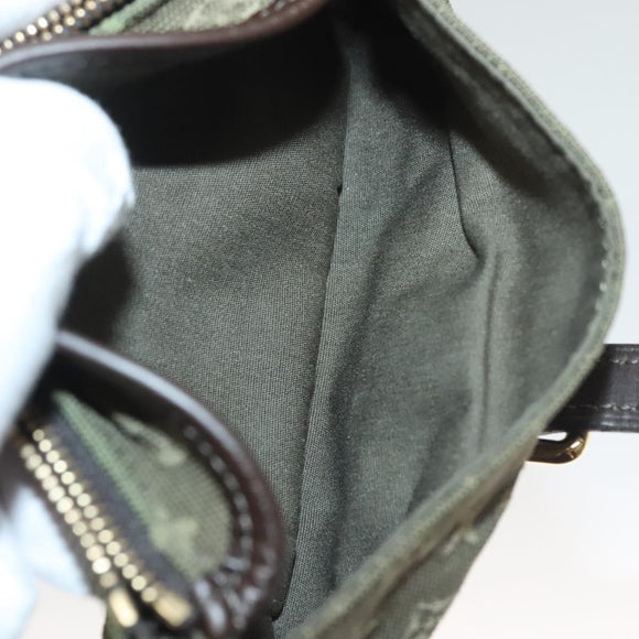 LOUIS VUITTON Monogram Mini Ansophie Pouch TST Khaki M92698 LV Auth BA3941V