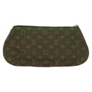 LOUIS VUITTON Monogram Mini Ansophie Pouch TST Khaki M92698 LV Auth BA3941V-2