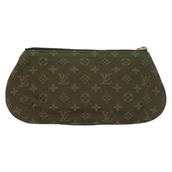 LOUIS VUITTON Monogram Mini Ansophie Pouch TST Khaki M92698 LV Auth BA3941V