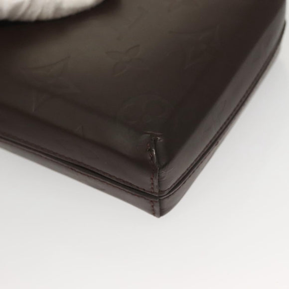 LOUIS VUITTON Monogram Lace Ray Pouch Brown M46550 LV Auth BA3945