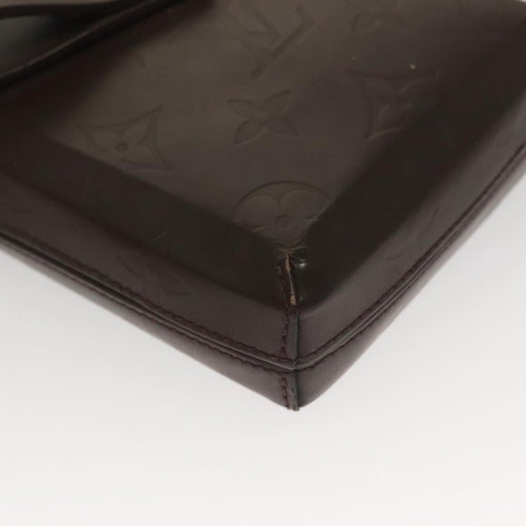 LOUIS VUITTON Monogram Lace Ray Pouch Brown M46550 LV Auth BA3945