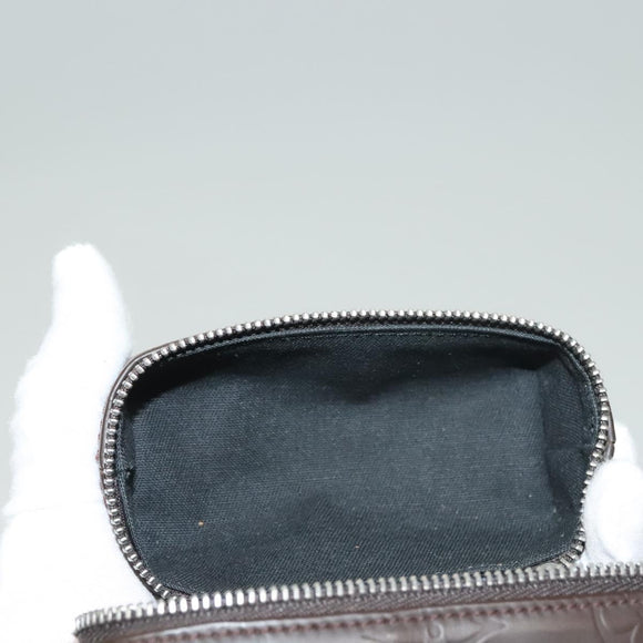 LOUIS VUITTON Monogram Lace Ray Pouch Brown M46550 LV Auth BA3945