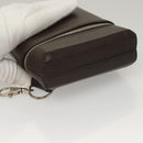 LOUIS VUITTON Monogram Lace Ray Pouch Brown M46550 LV Auth BA3945-6