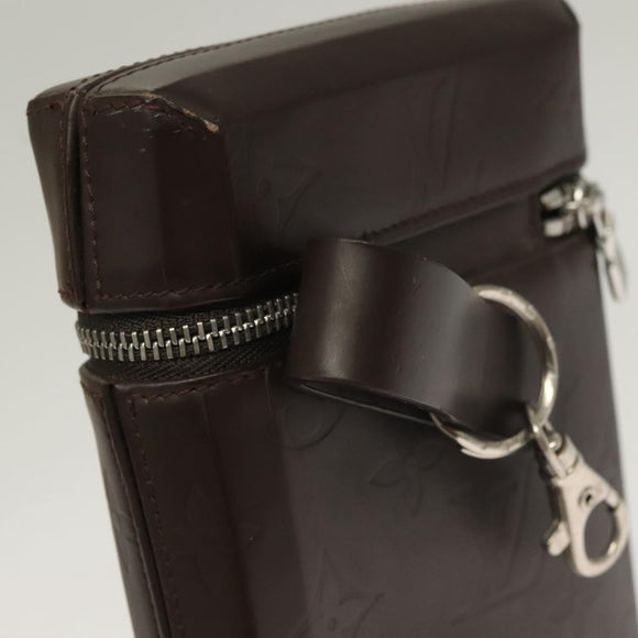 LOUIS VUITTON Monogram Lace Ray Pouch Brown M46550 LV Auth BA3945