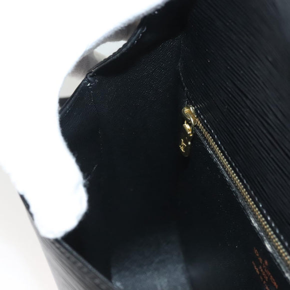 LOUIS VUITTON Epi Saint Cloud GM Shoulder Bag Black Noir M52192 LV Auth BA3946