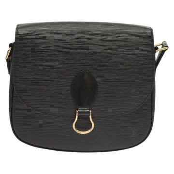 LOUIS VUITTON Epi Saint Cloud GM Shoulder Bag Black Noir M52192 LV Auth BA3946 - 0