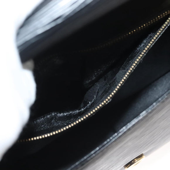 LOUIS VUITTON Epi Saint Cloud GM Shoulder Bag Black Noir M52192 LV Auth BA3946