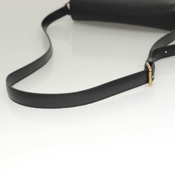 LOUIS VUITTON Epi Saint Cloud GM Shoulder Bag Black Noir M52192 LV Auth BA3946