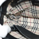 BURBERRY Shoulder Bag Leather Black Silver Auth BA3949-19