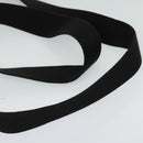 BURBERRY Shoulder Bag Leather Black Silver Auth BA3949-7