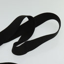 BURBERRY Shoulder Bag Leather Black Silver Auth BA3949-8