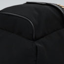 Stella MacCartney Backpack Nylon Gold Black Auth BA395-11