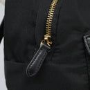 Stella MacCartney Backpack Nylon Gold Black Auth BA395-19