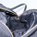 Stella MacCartney Backpack Nylon Gold Black Auth BA395-23