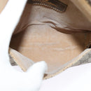 GUCCI GG Supreme Pouch PVC Beige Gold Auth BA3951-15