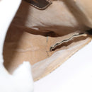 GUCCI GG Supreme Pouch PVC Beige Gold Auth BA3951-16