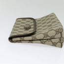 GUCCI GG Supreme Pouch PVC Beige Gold Auth BA3951-4
