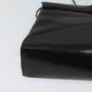 GIVENCHY Shoulder Bag Leather Black Gold Auth BA3952-15