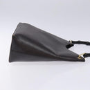 GUCCI Bamboo Shoulder Bag Leather Dark Brown Gold 001 3007 Auth BA3953-3