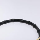 GUCCI Bamboo Shoulder Bag Leather Dark Brown Gold 001 3007 Auth BA3953-8