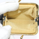 Christian Dior Shoulder Bag Leather Black Gold Auth BA3954-23