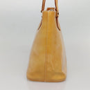 LOUIS VUITTON Monogram Vernis Houston Hand Bag Beige M91004 LV Auth BA3957-3