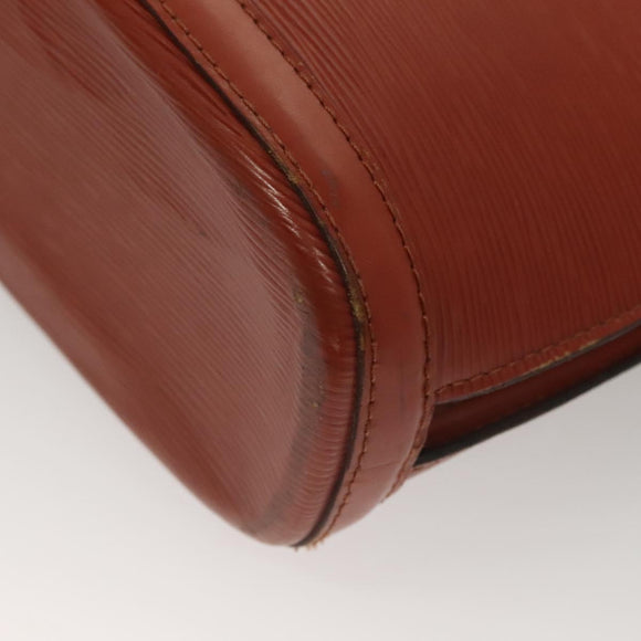 LOUIS VUITTON Epi Lussac Shoulder Bag Brown M52283 LV Auth BA3958