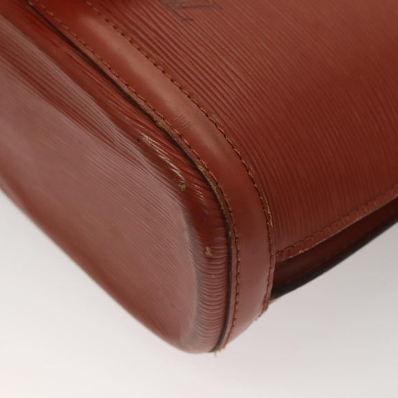 LOUIS VUITTON Epi Lussac Shoulder Bag Brown M52283 LV Auth BA3958