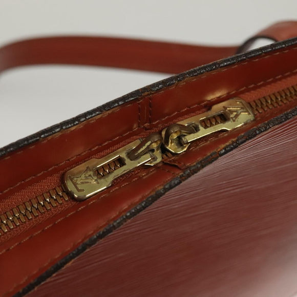 LOUIS VUITTON Epi Lussac Shoulder Bag Brown M52283 LV Auth BA3958
