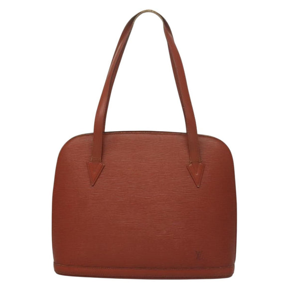 LOUIS VUITTON Epi Lussac Shoulder Bag Brown M52283 LV Auth BA3958
