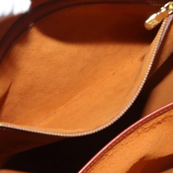 LOUIS VUITTON Epi Lussac Shoulder Bag Brown M52283 LV Auth BA3958