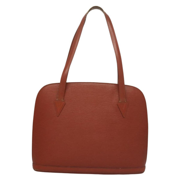 LOUIS VUITTON Epi Lussac Shoulder Bag Brown M52283 LV Auth BA3958