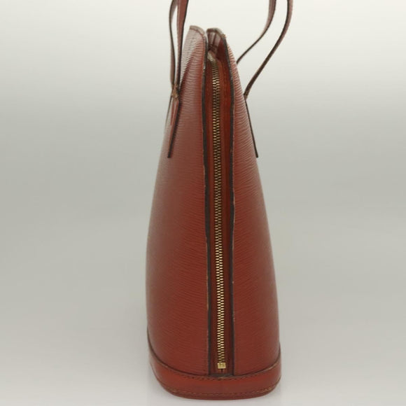 LOUIS VUITTON Epi Lussac Shoulder Bag Brown M52283 LV Auth BA3958