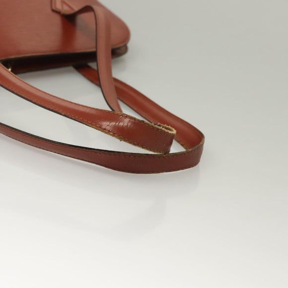 LOUIS VUITTON Epi Lussac Shoulder Bag Brown M52283 LV Auth BA3958