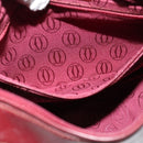 CARTIER Must Line Shoulder Bag Leather Bordeaux Gold Auth BA3962-19